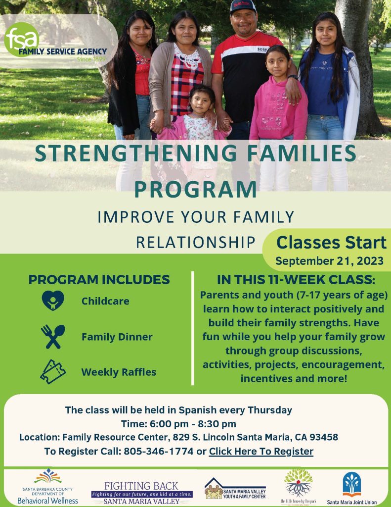 Strengthening Families Program - Fighting Back Santa Maria Valley